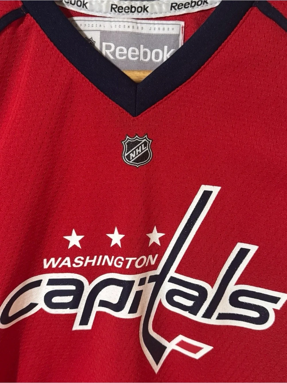 WASHINGTON CAPITOLS NHL Alex Ovechkin Hockey Jersey Reebok Officially Licensed